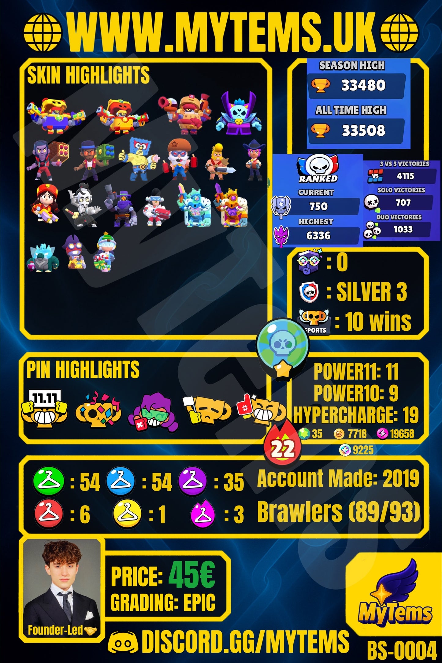Dark Lord Spike Account